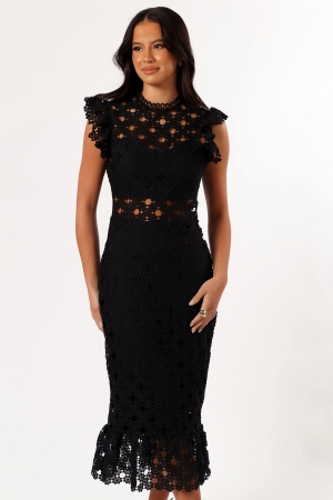 Anderson Midi Dress - Black