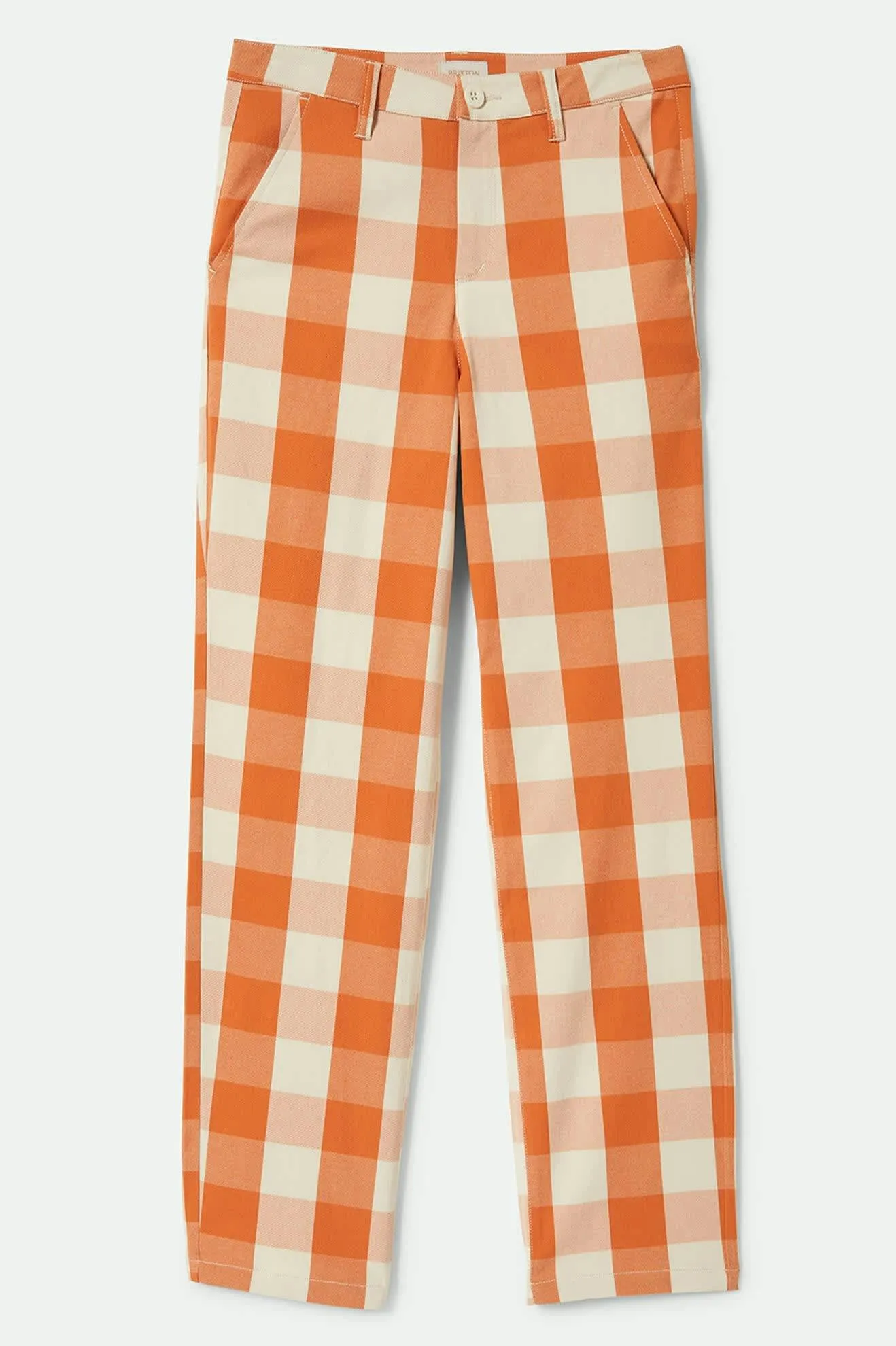 Bedford Pant - Tangerine Gingham
