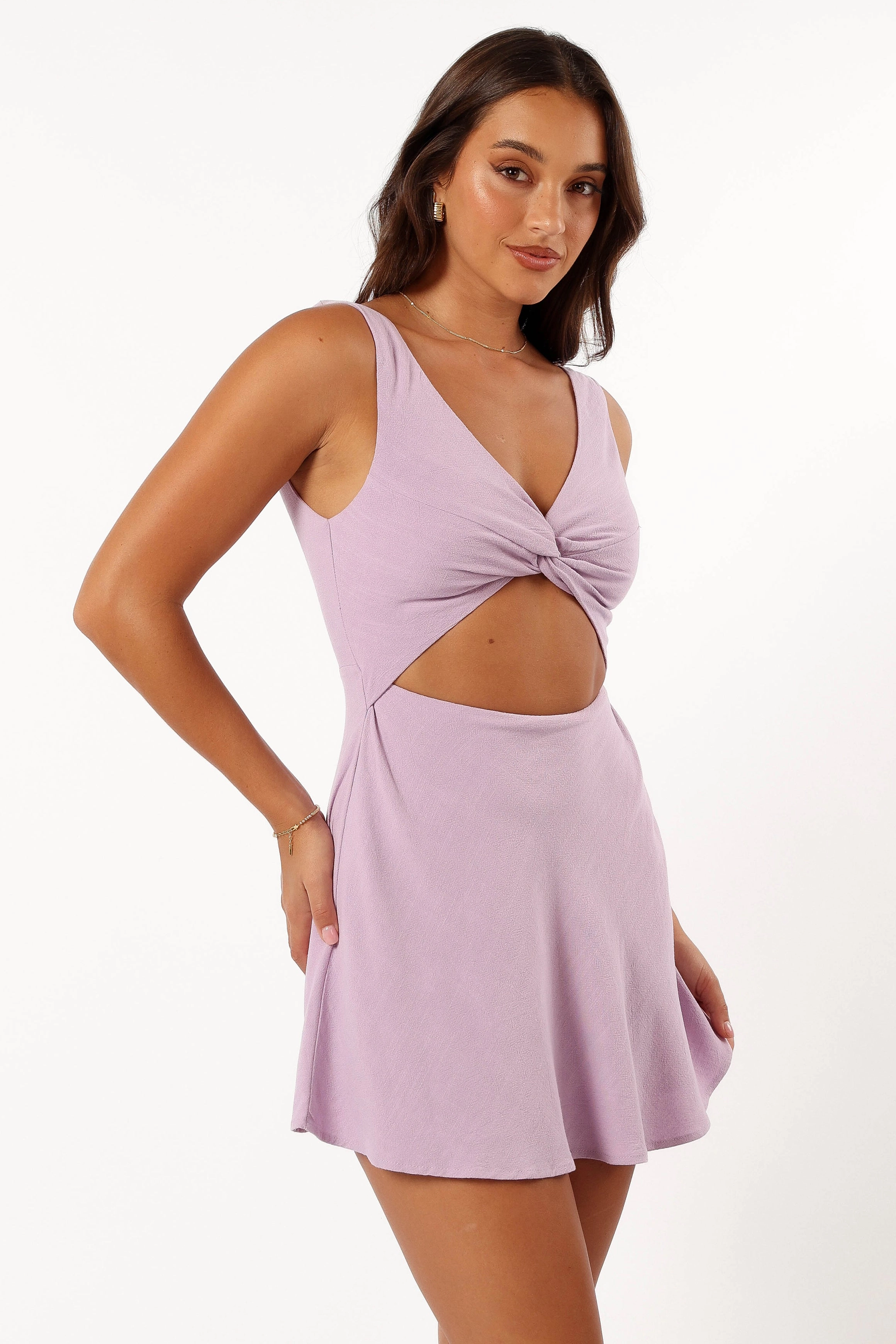 Benji Mini Dress - Lilac
