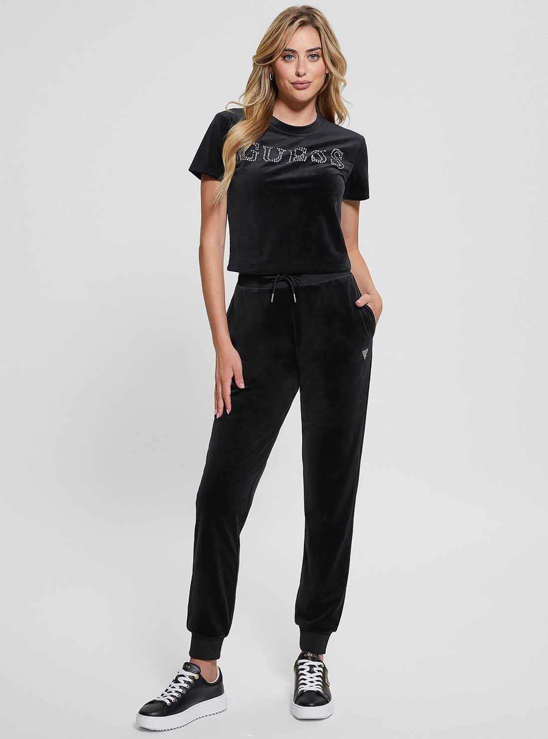 Black Couture Jogger Pants