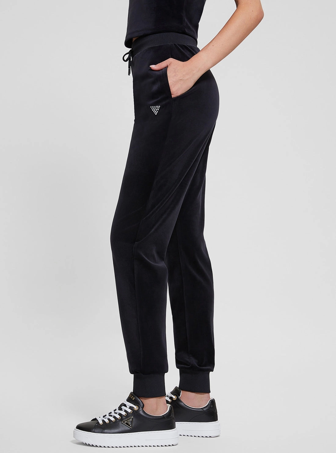 Black Couture Jogger Pants