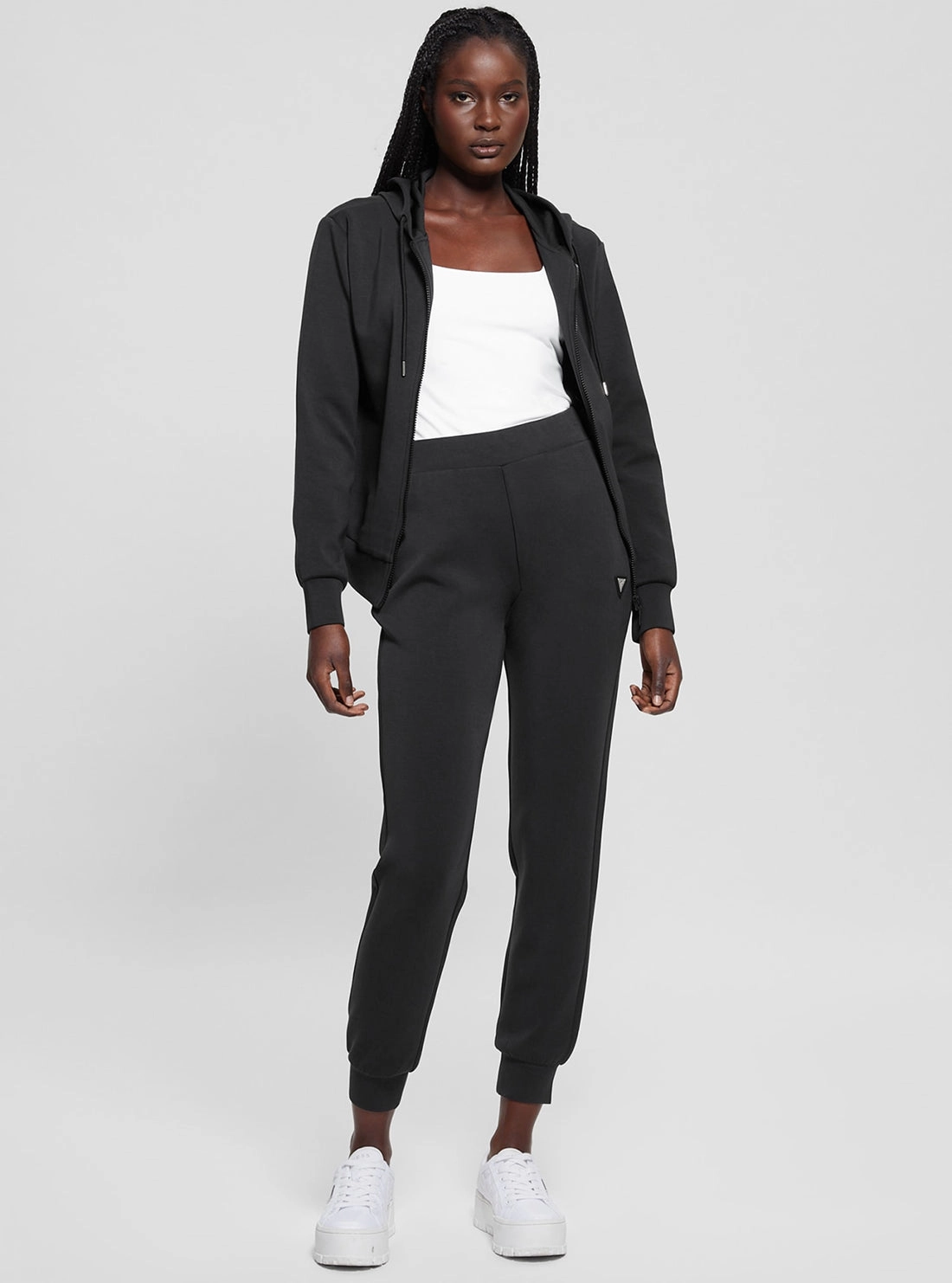 Black Olympe Long Pants