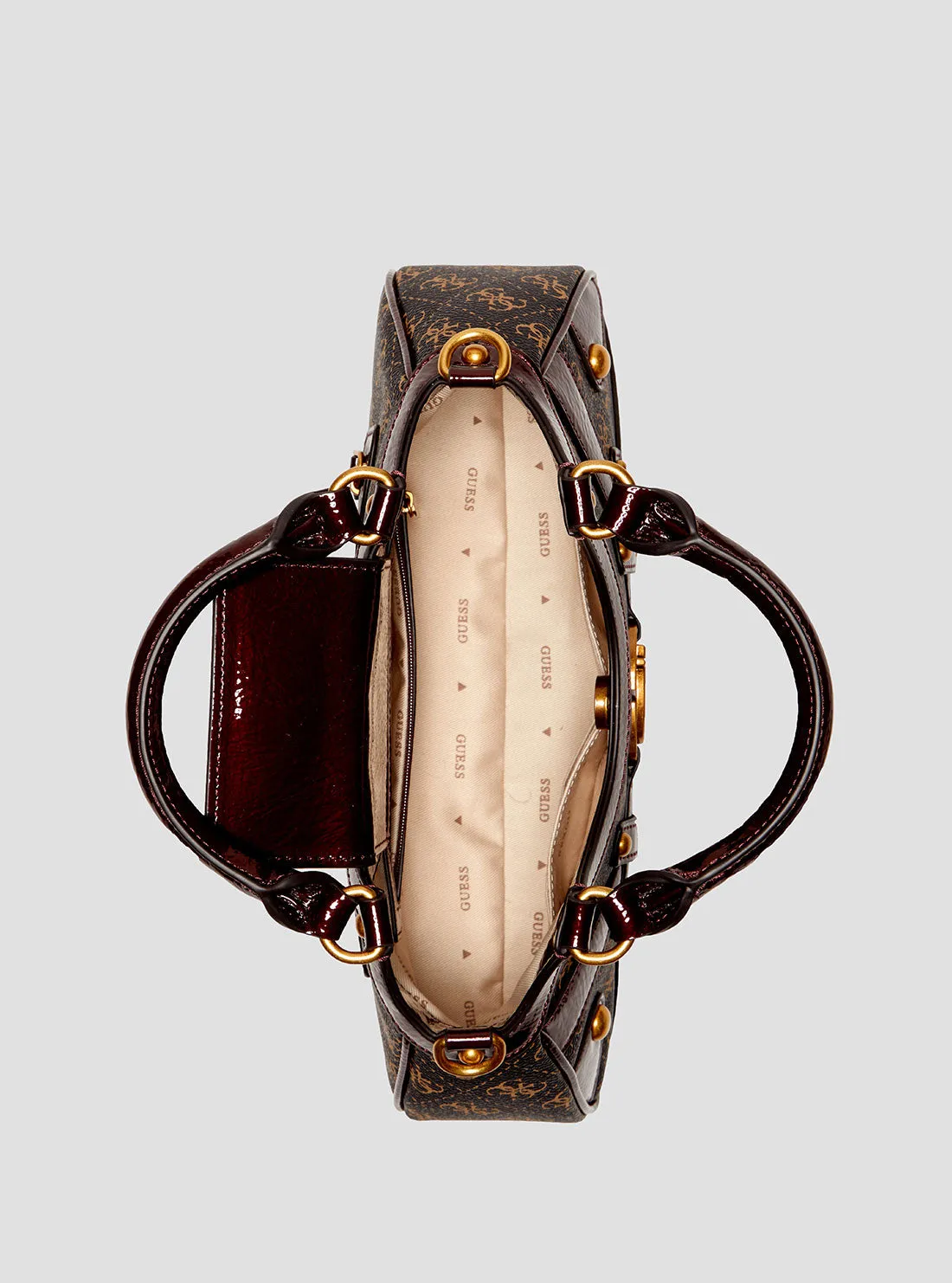 Brown Mintha Small Satchel Bag