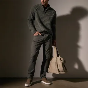 Brushed Twill 5 Pocket Pant - Granite Pigment