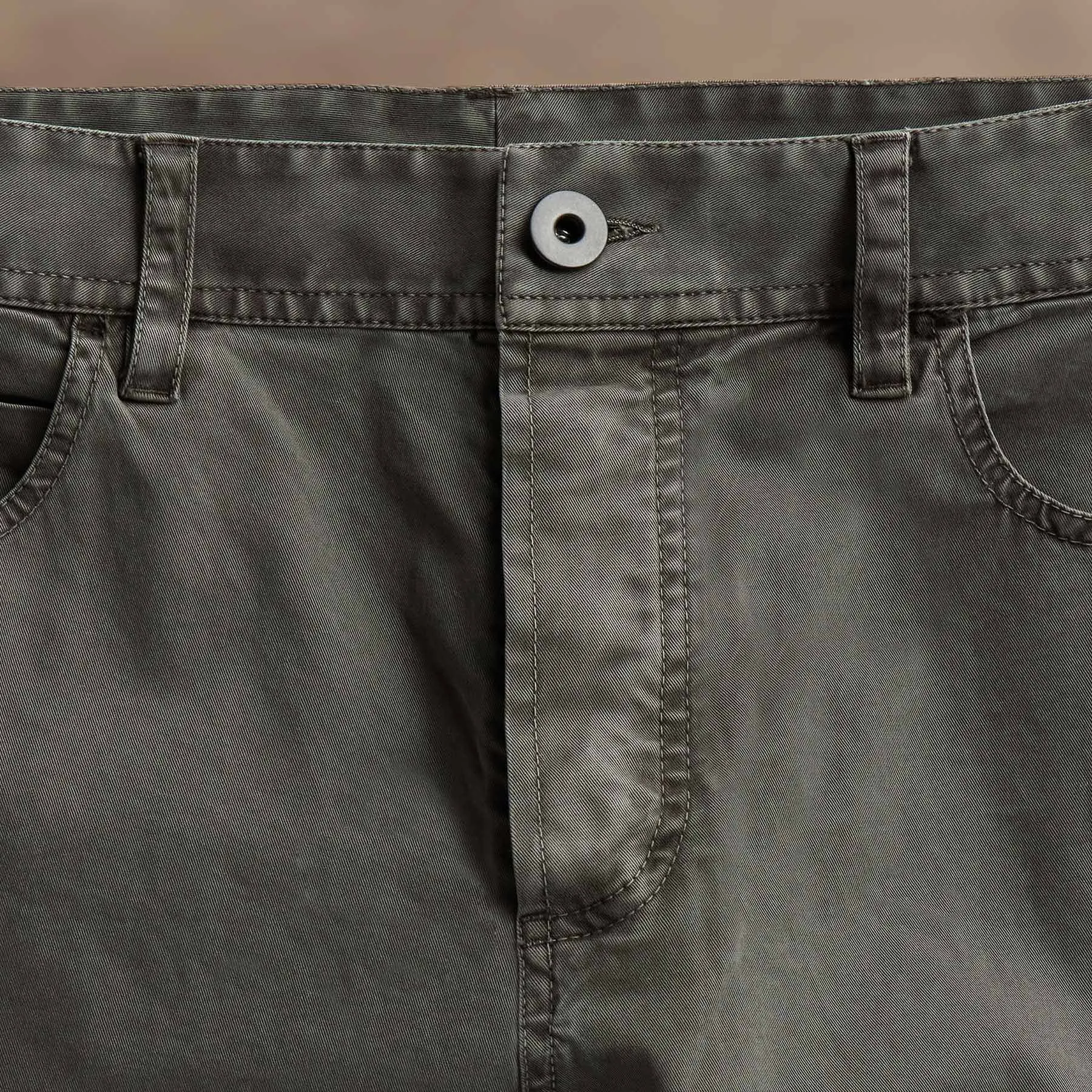 Brushed Twill 5 Pocket Pant - Granite Pigment