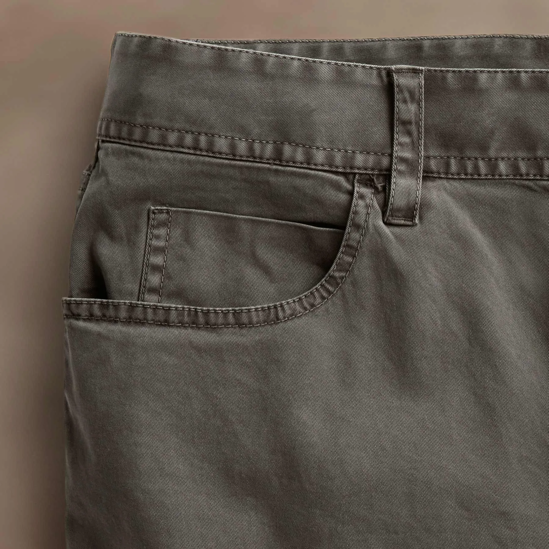 Brushed Twill 5 Pocket Pant - Granite Pigment