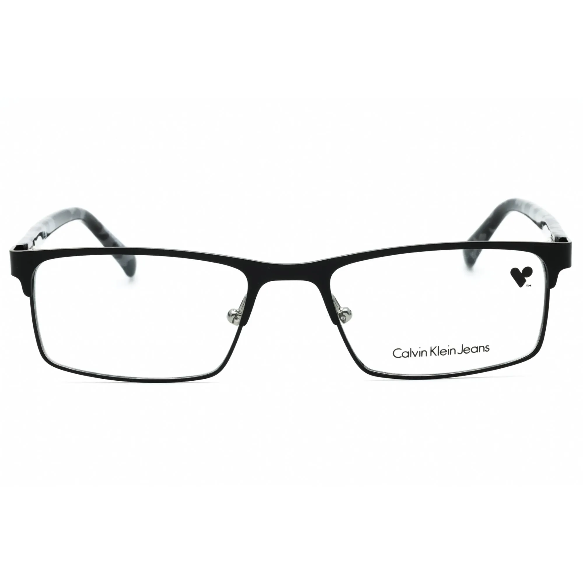 Calvin Klein Jeans Men's Eyeglasses - Black Full Rim Rectangular Frame | CKJ527 001
