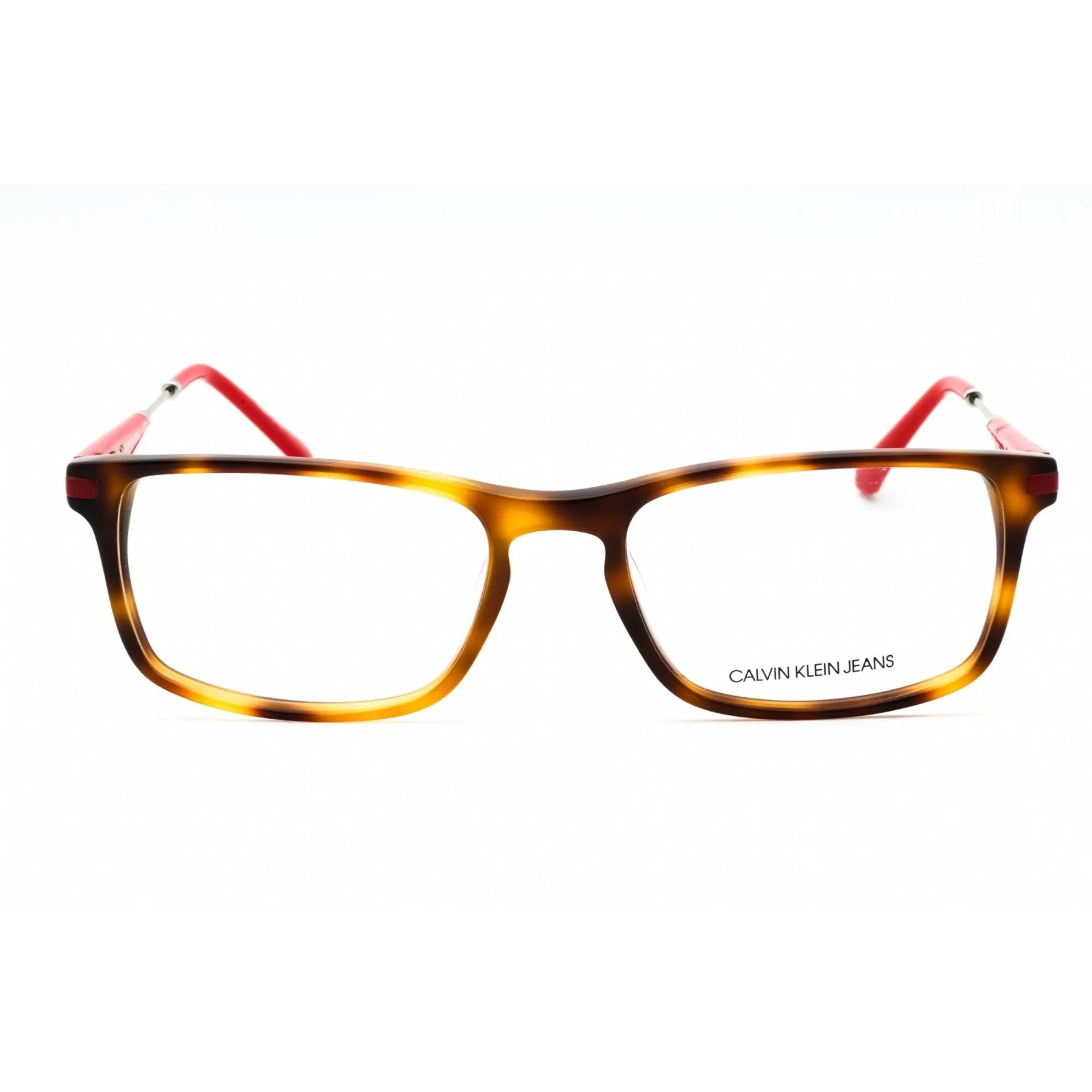 Calvin Klein Jeans Men's Eyeglasses - Soft Tortoise Rectangular Frame | CKJ18707 240