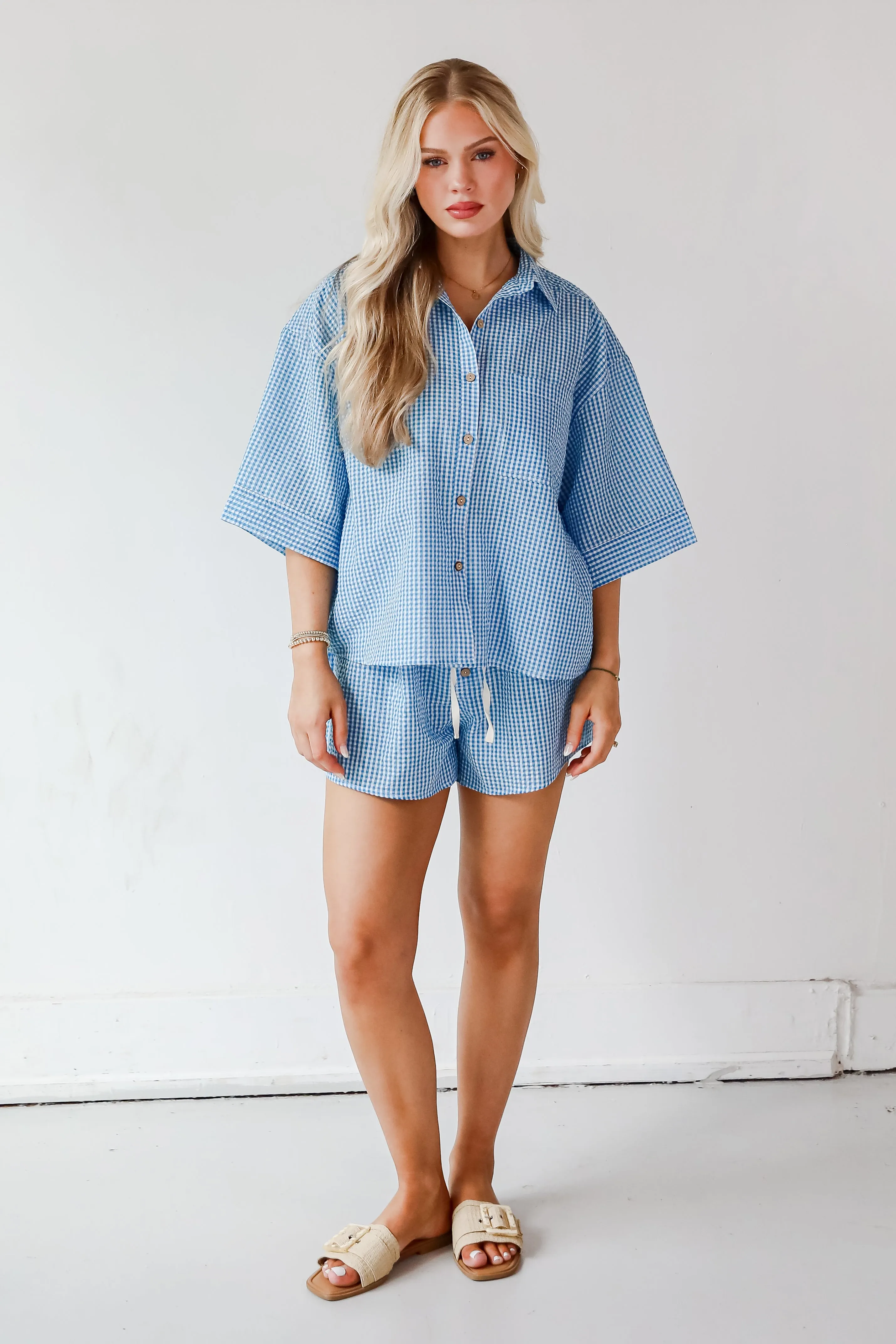 Charming Sense Gingham Shorts
