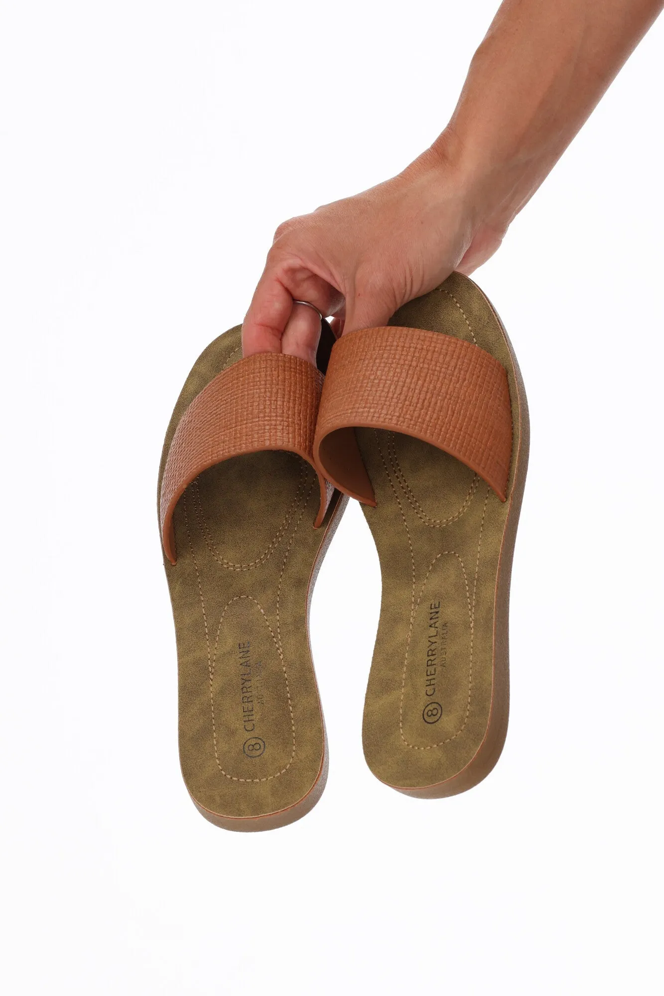 Cherry Lane Alyssia Slide Tan