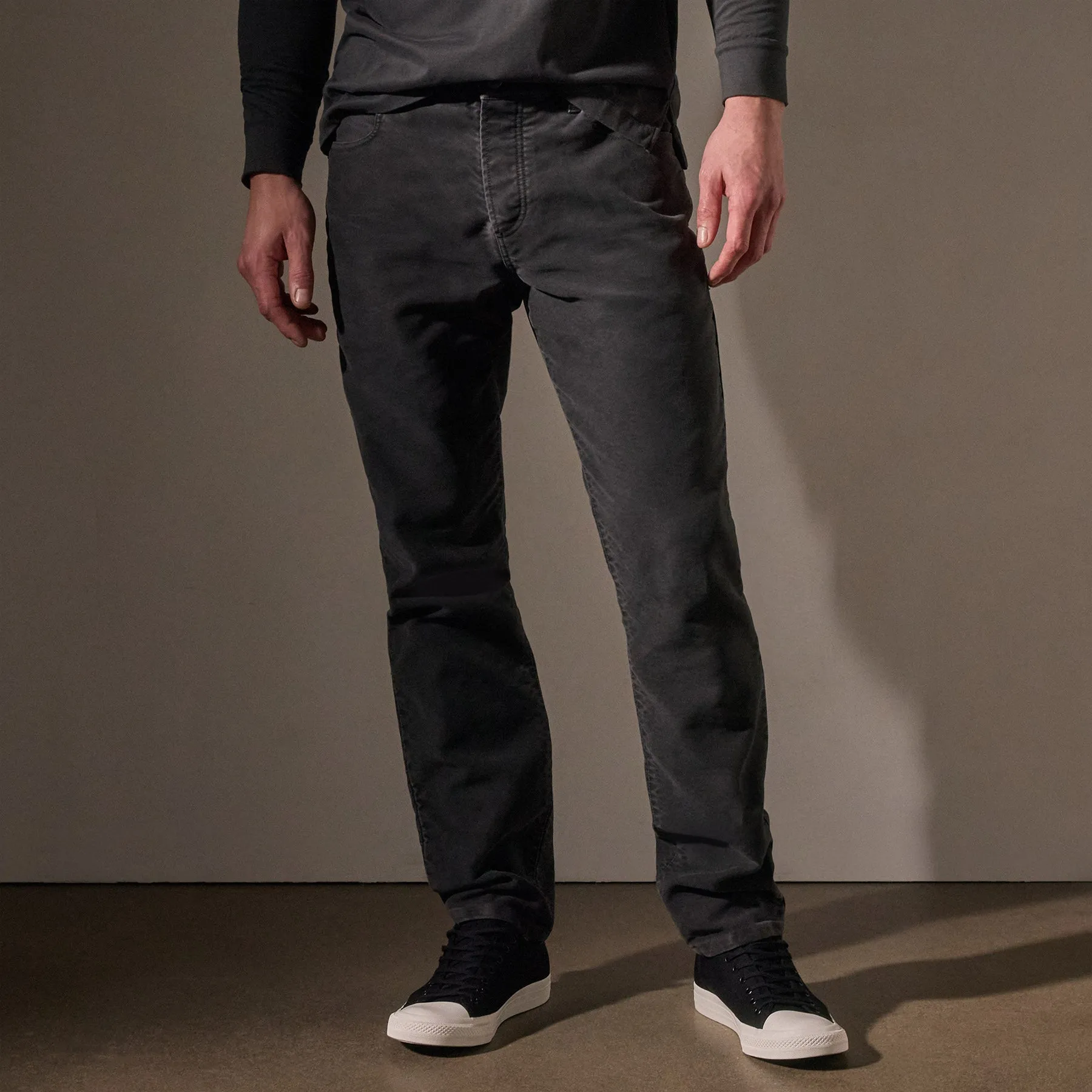 Cotton Moleskin 5 Pocket Pant - Magma Pigment