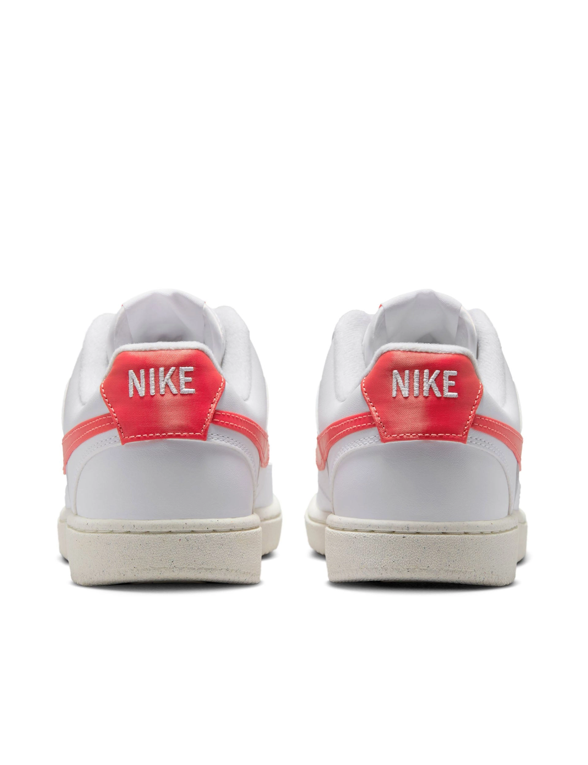 Court Vision Low Next Nature Shoes - White/Magic Ember/Sail