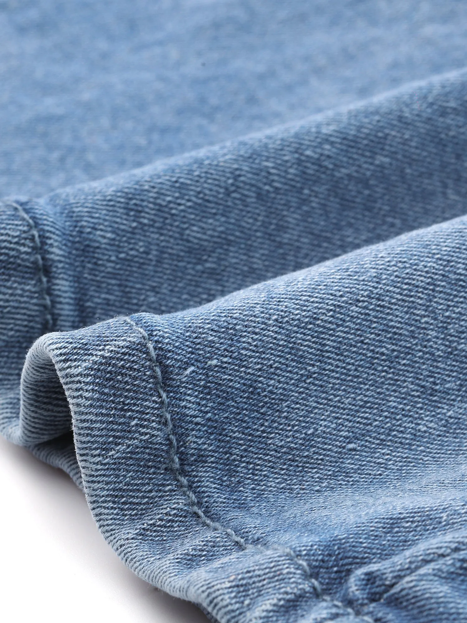Denim Pencil Button High Waist Split Hem Casual Midi Jean Skirts