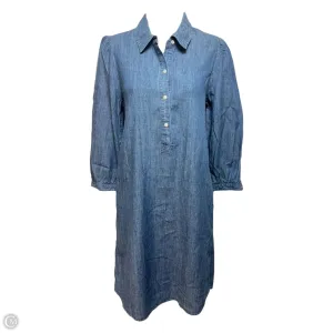 Dress Casual Short By J Mclaughlin In Blue Denim, Size: S