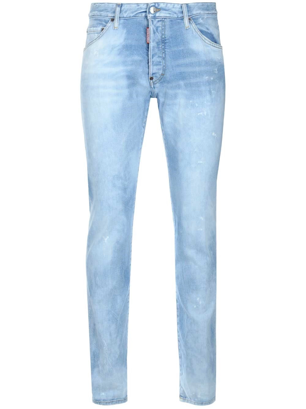 Dsquared2 Distressed Effect Slim-Fit Jeans