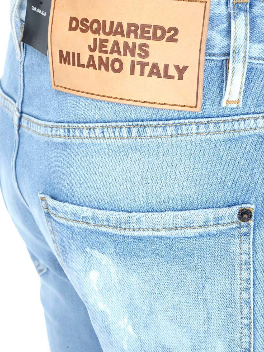 Dsquared2 Distressed Effect Slim-Fit Jeans