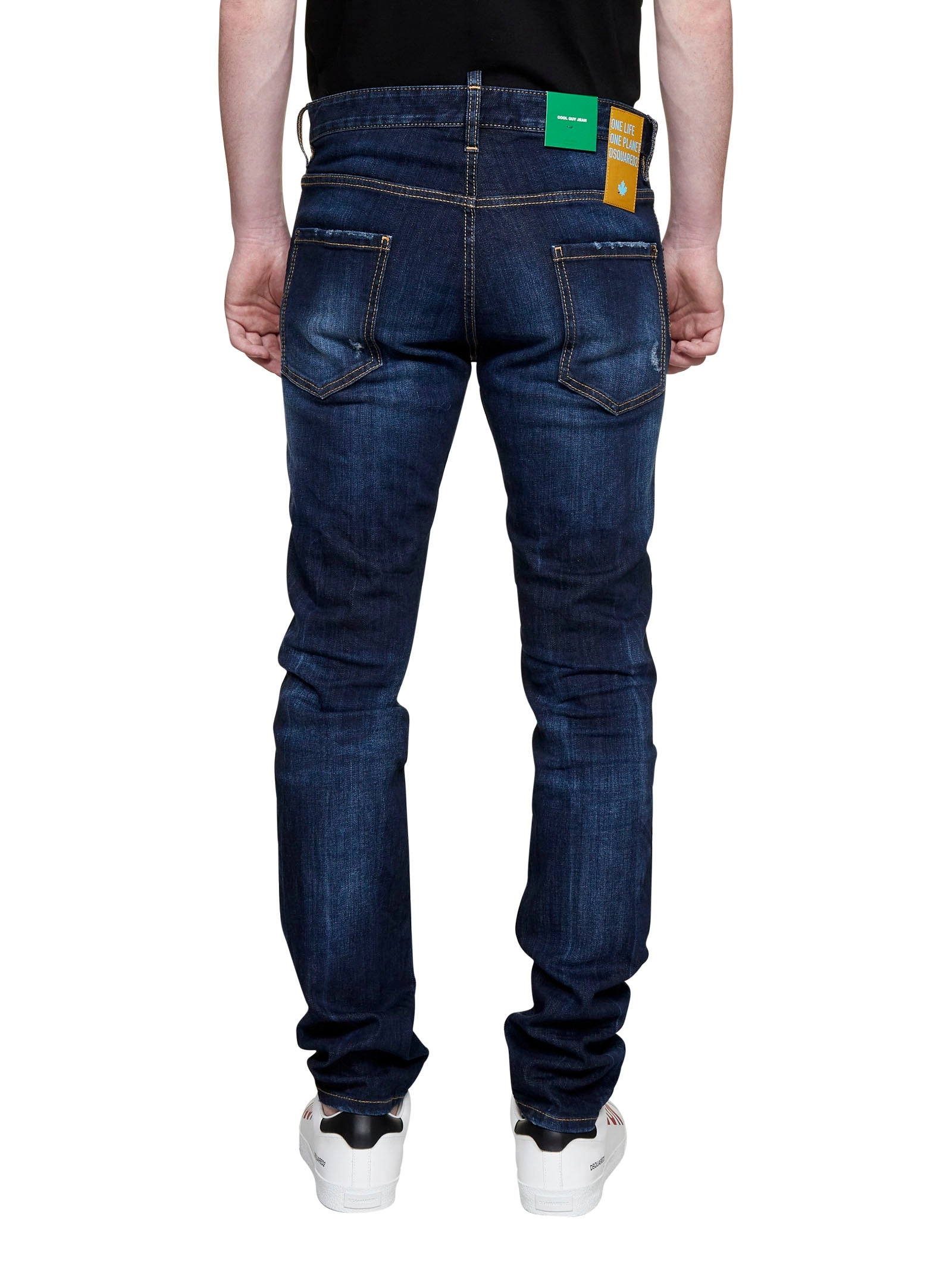 Dsquared2 Distressed Slim-Cut Jeans