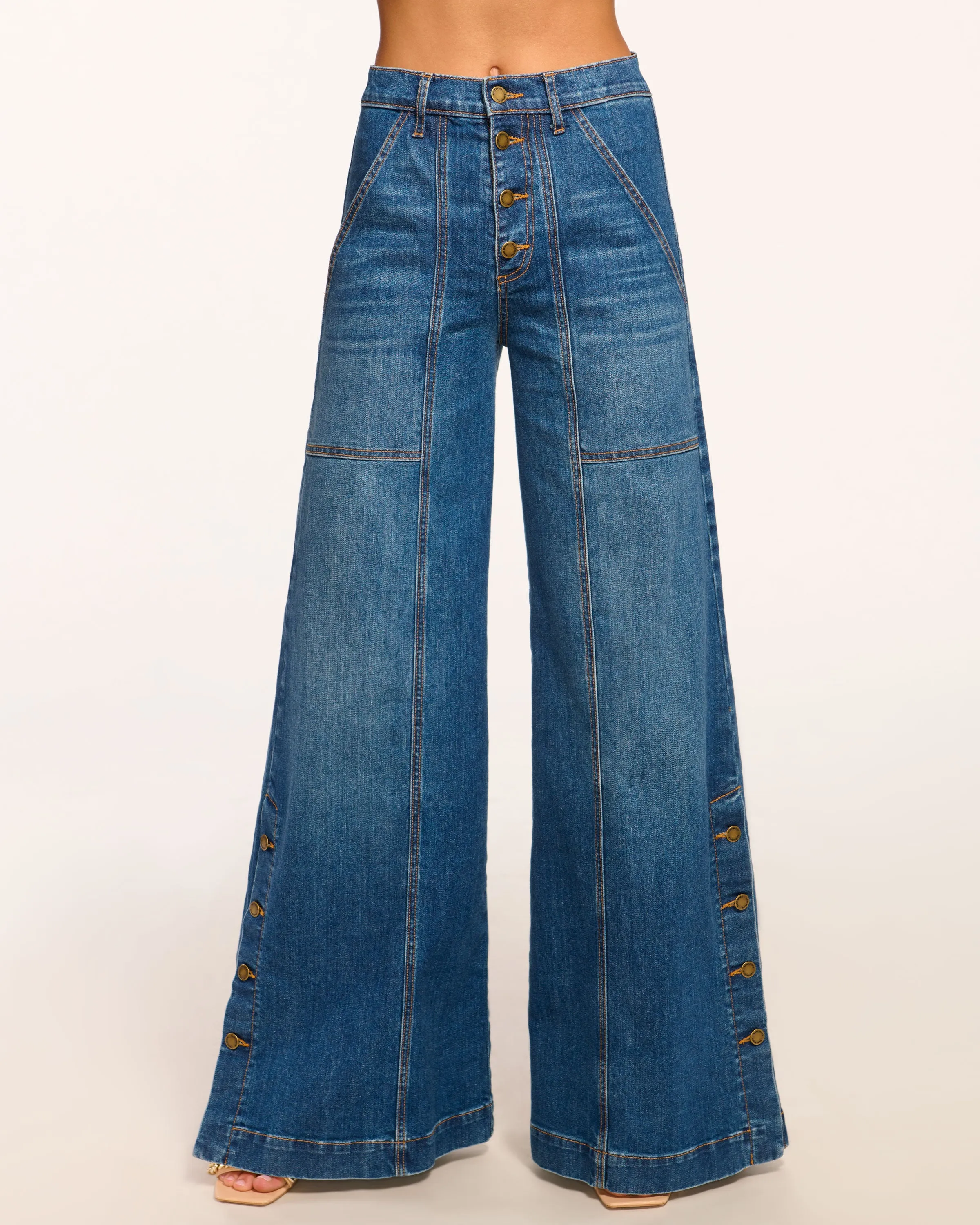 Flores High-Rise Wide Leg Jean