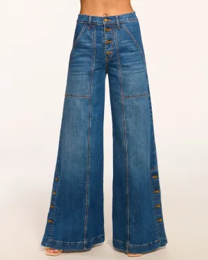 Flores High-Rise Wide Leg Jean