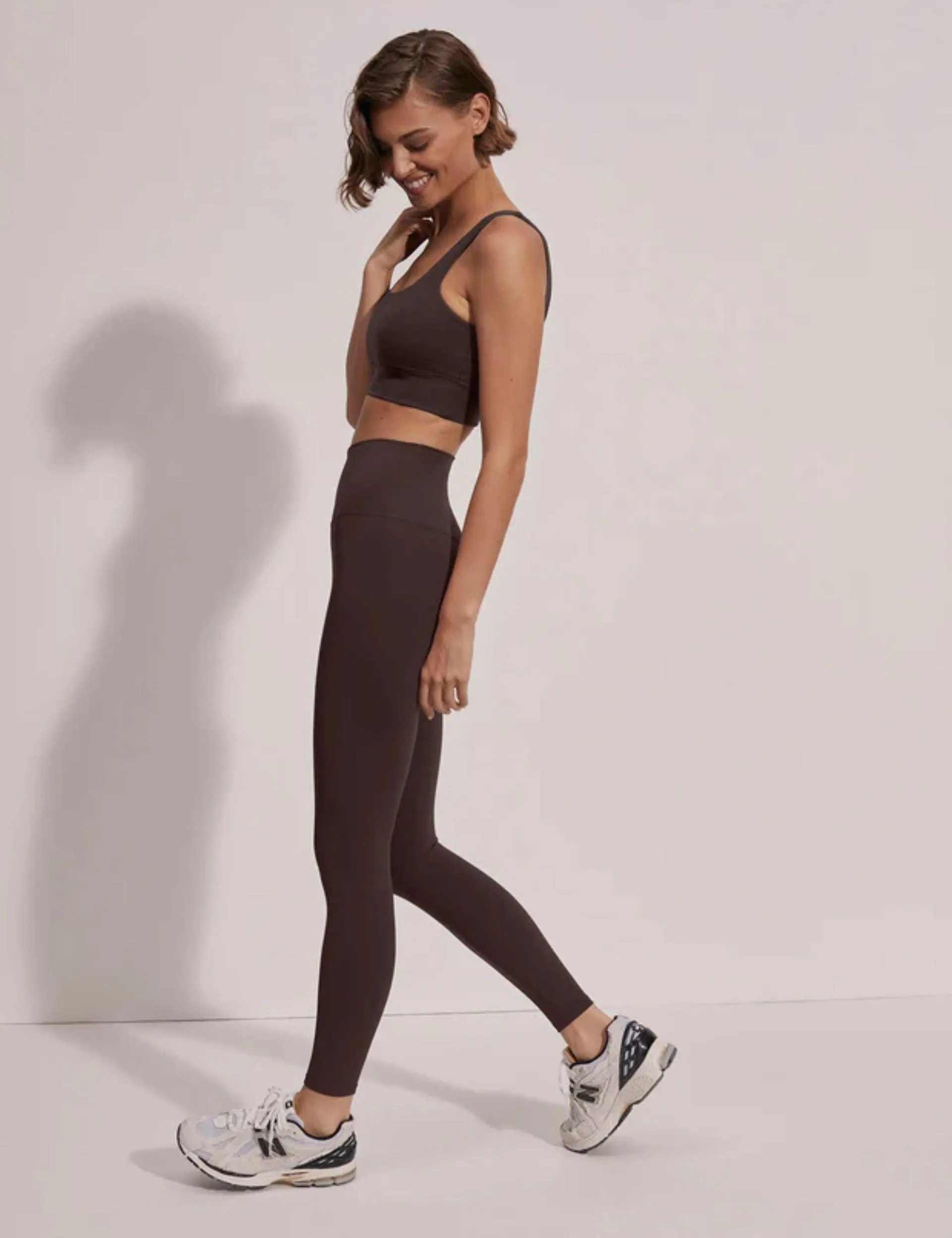 FreeSoft High Waisted Legging 25 - Coffee Bean