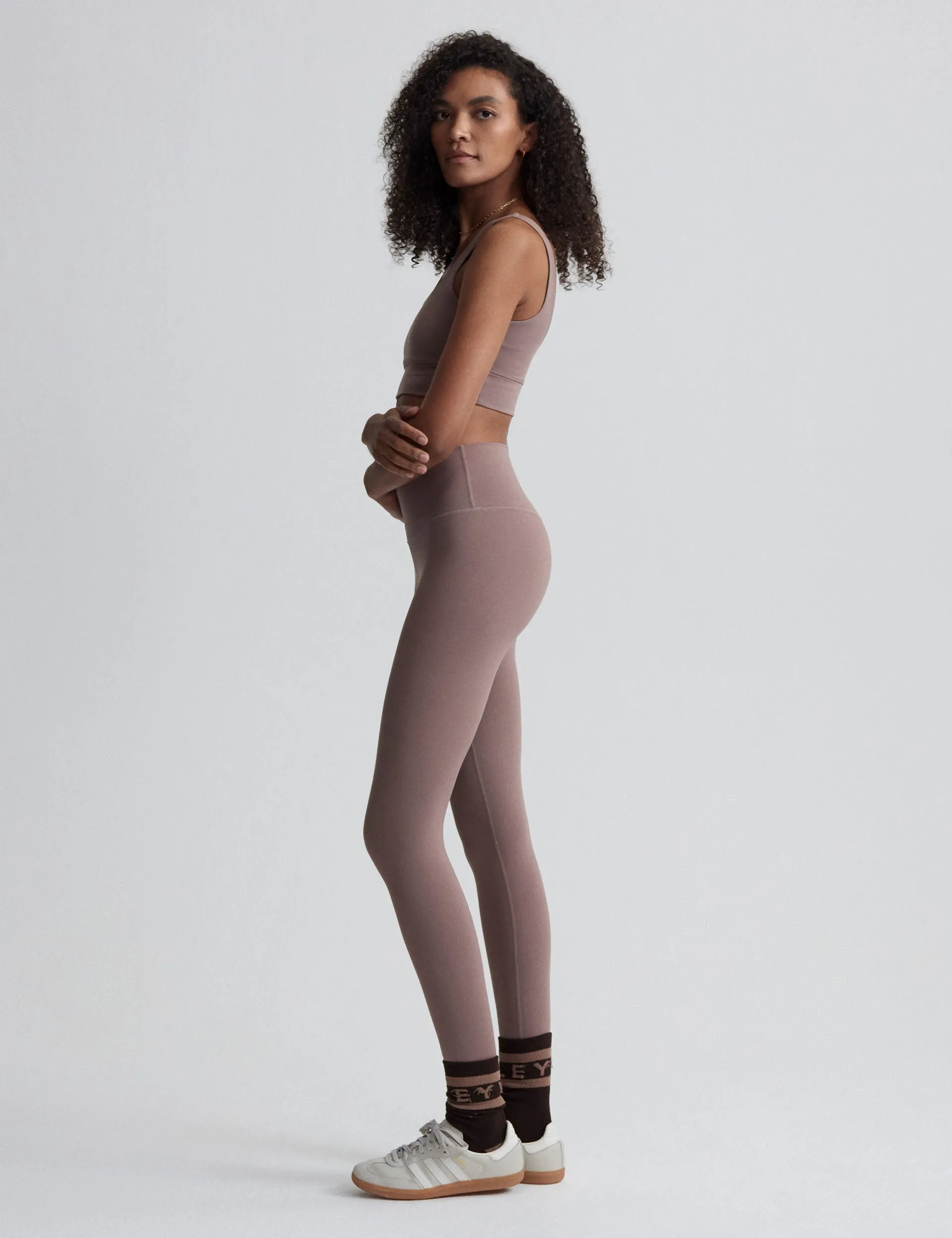 FreeSoft High Waisted Legging 25 - Deep Taupe