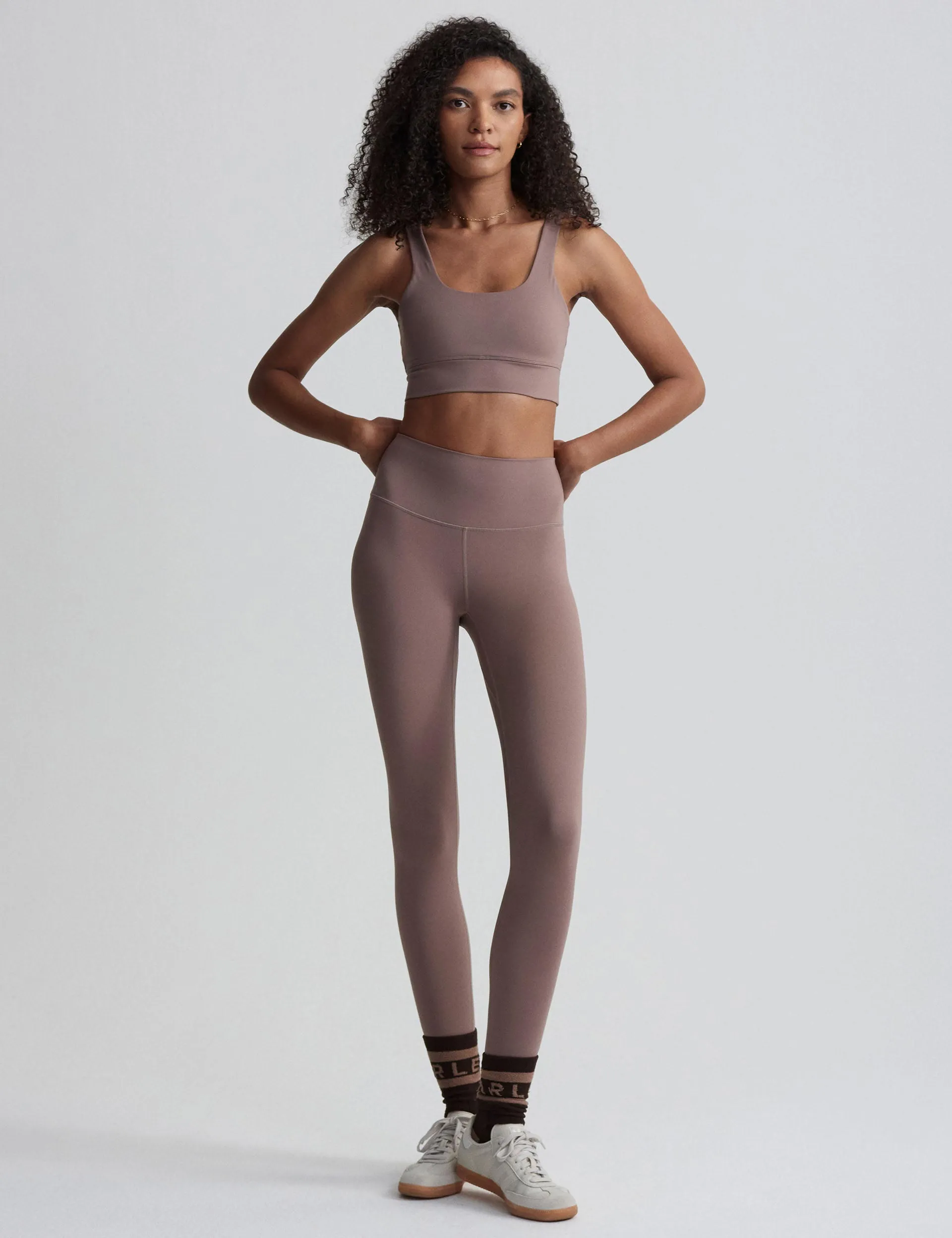FreeSoft High Waisted Legging 25 - Deep Taupe