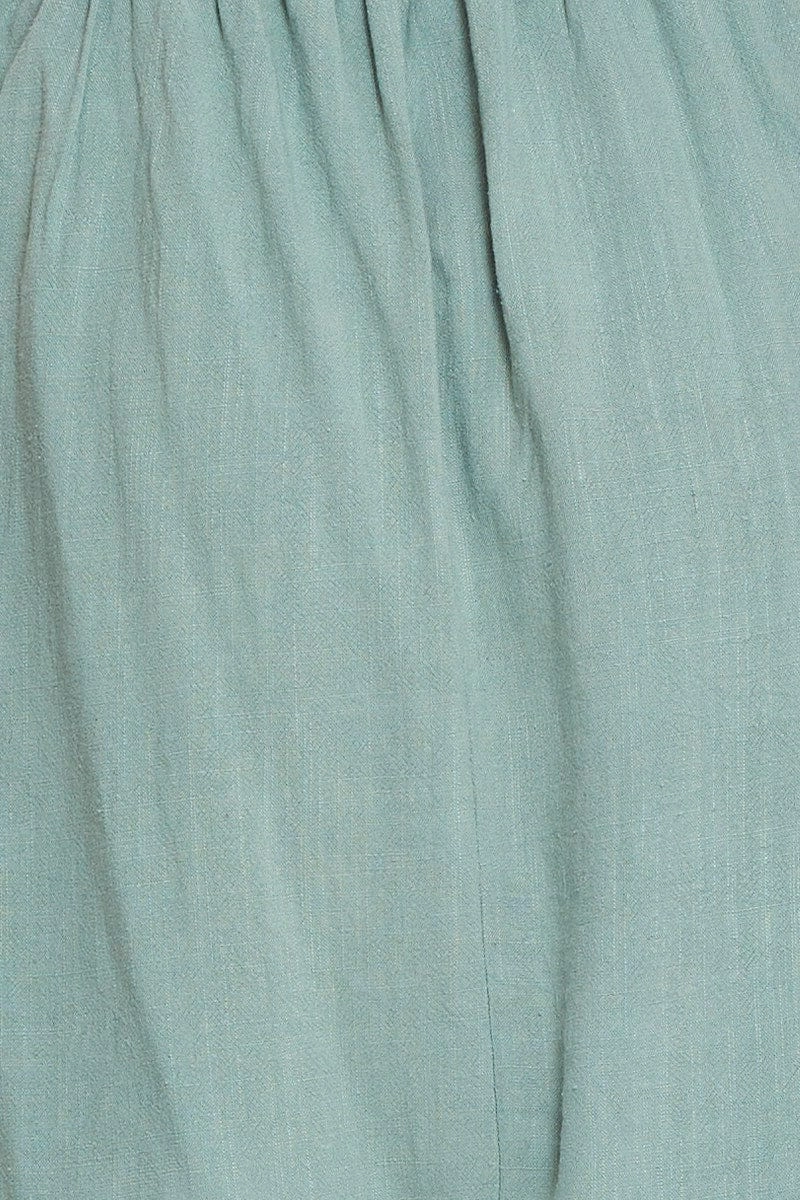 Green Mini Dress Short Sleeve