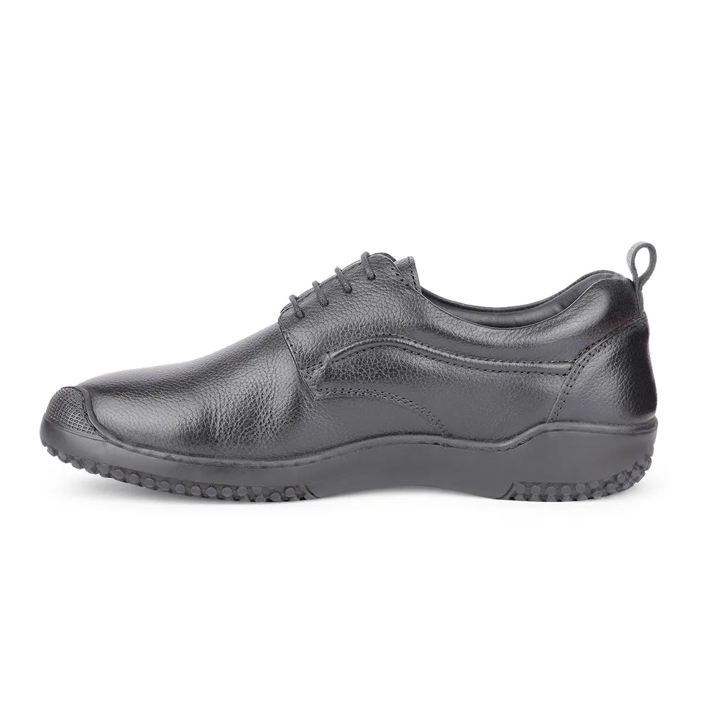 Healers Casual Black Lacing Shoes For Men B049-01 By Liberty