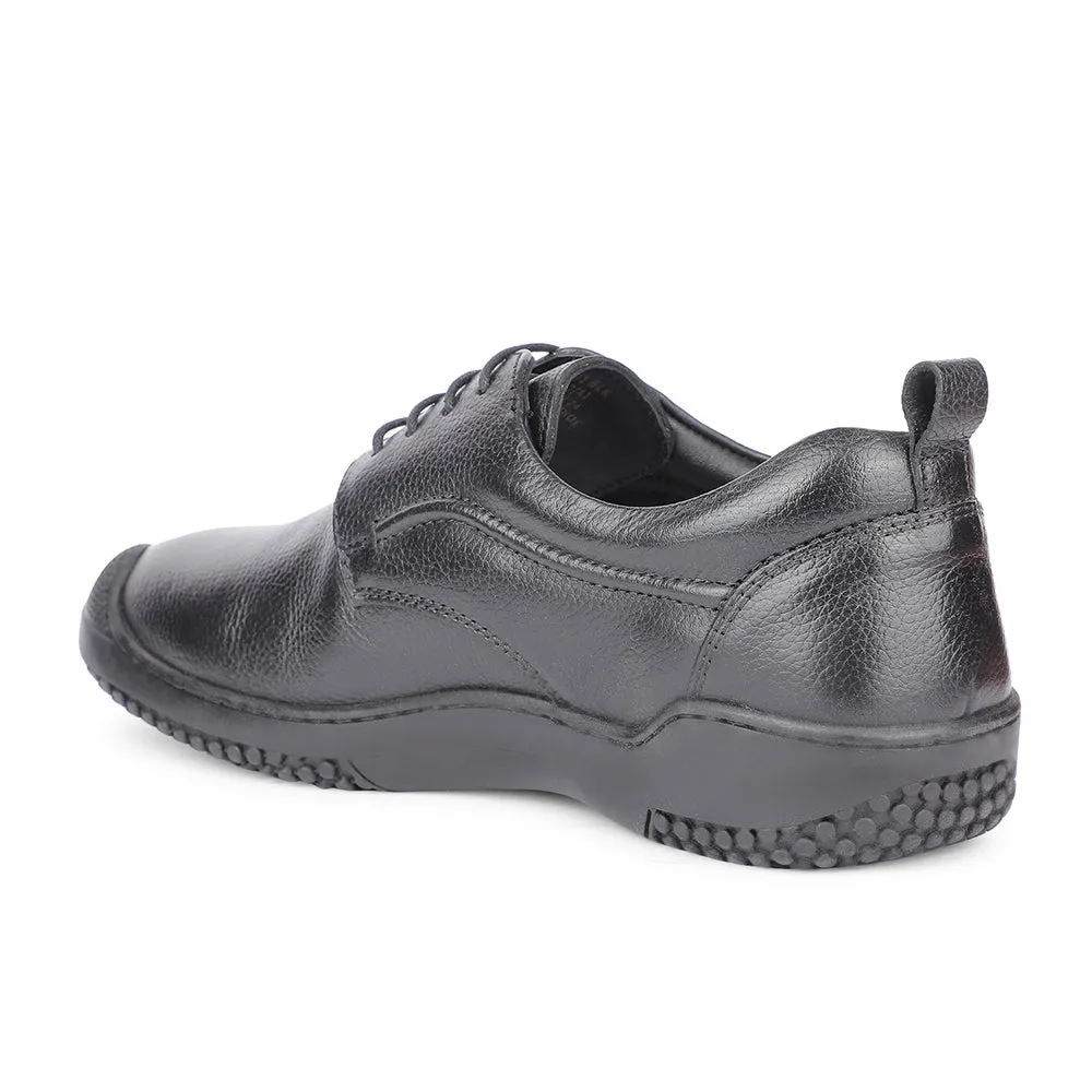 Healers Casual Black Lacing Shoes For Men B049-01 By Liberty