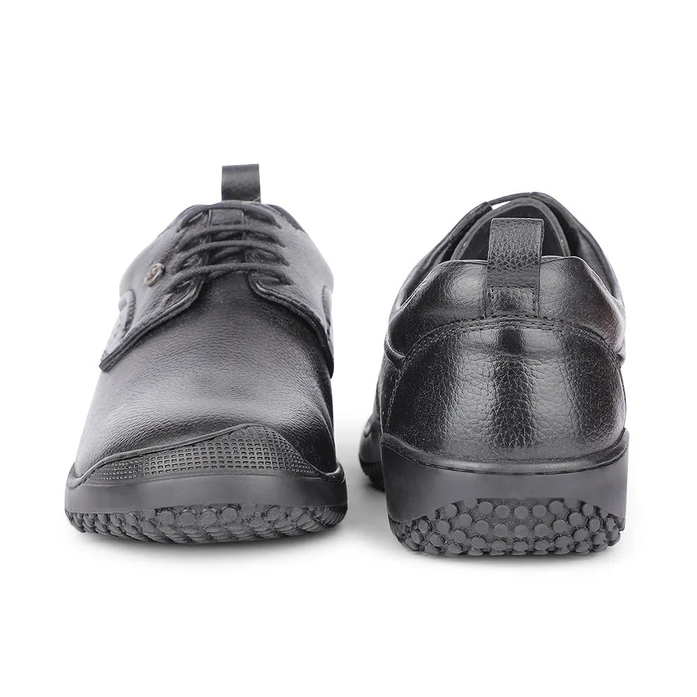 Healers Casual Black Lacing Shoes For Men B049-01 By Liberty