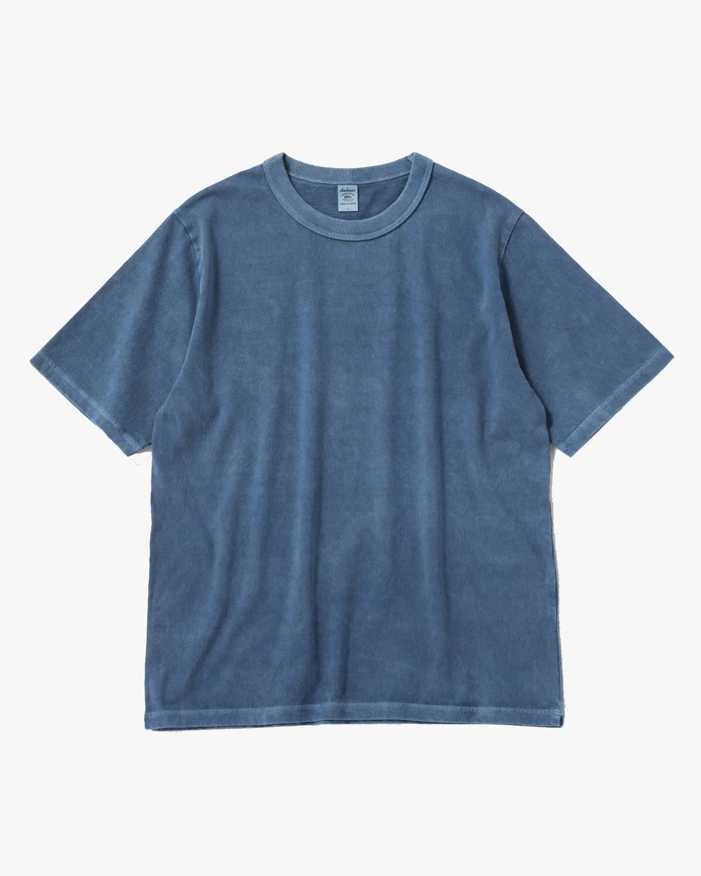 Jackman Pigment Dyed Lead Off Tee - Faded Blue