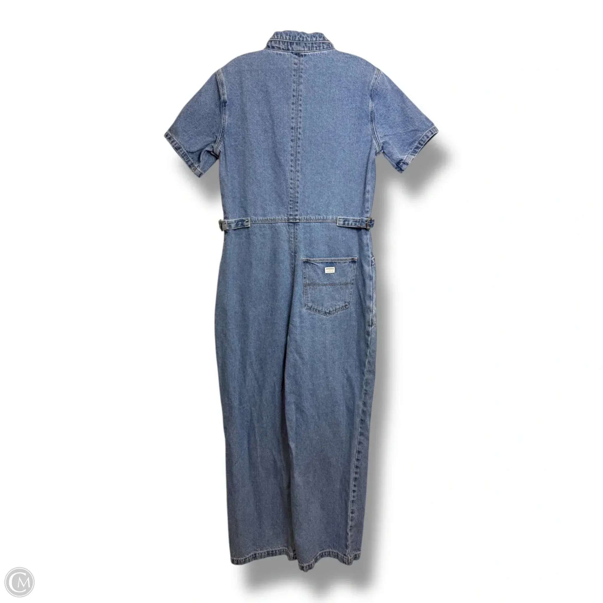Jumpsuit By ABRAND JEANS  In Blue Denim, Size: 10