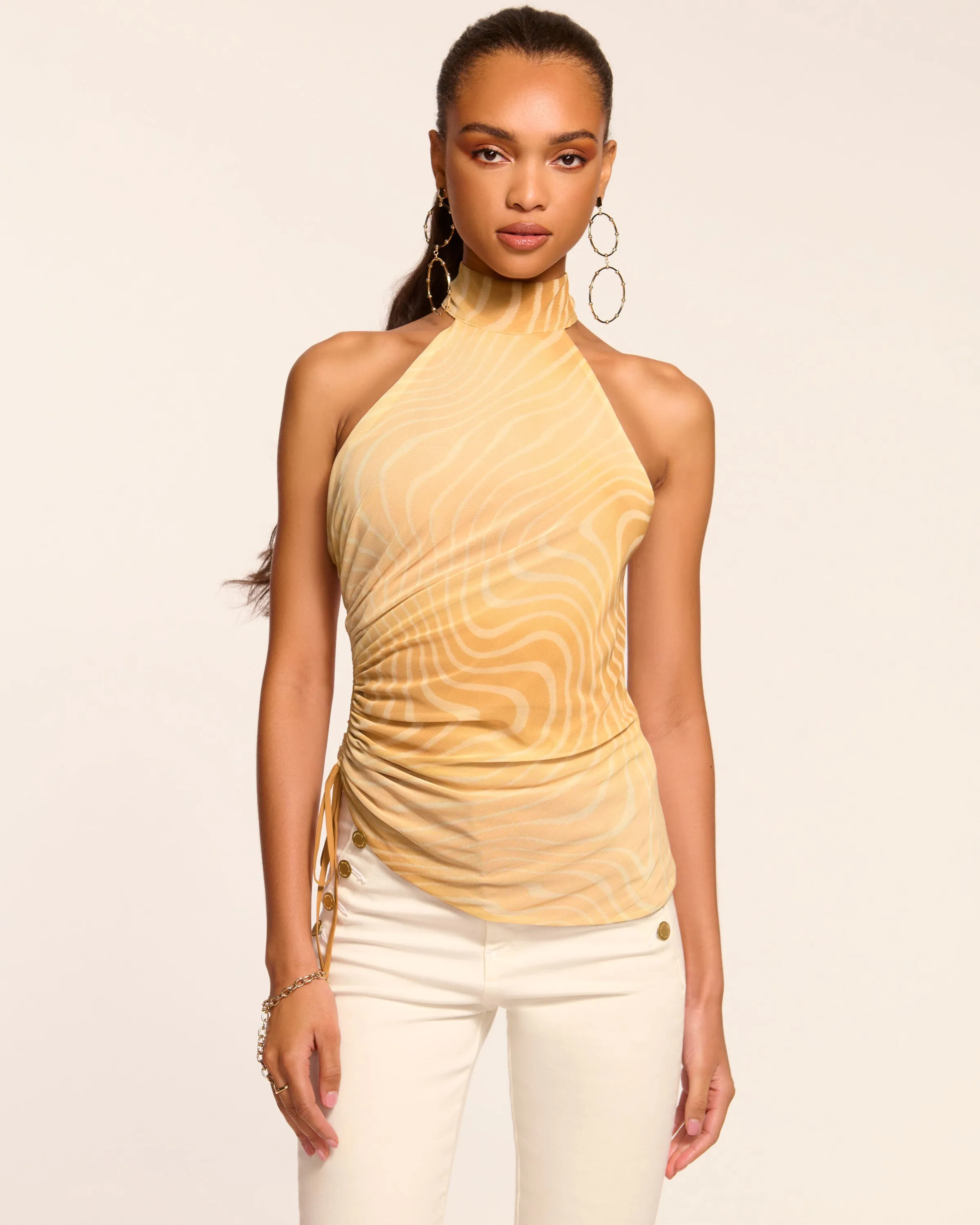 Kemeisha Ruched Halter Top