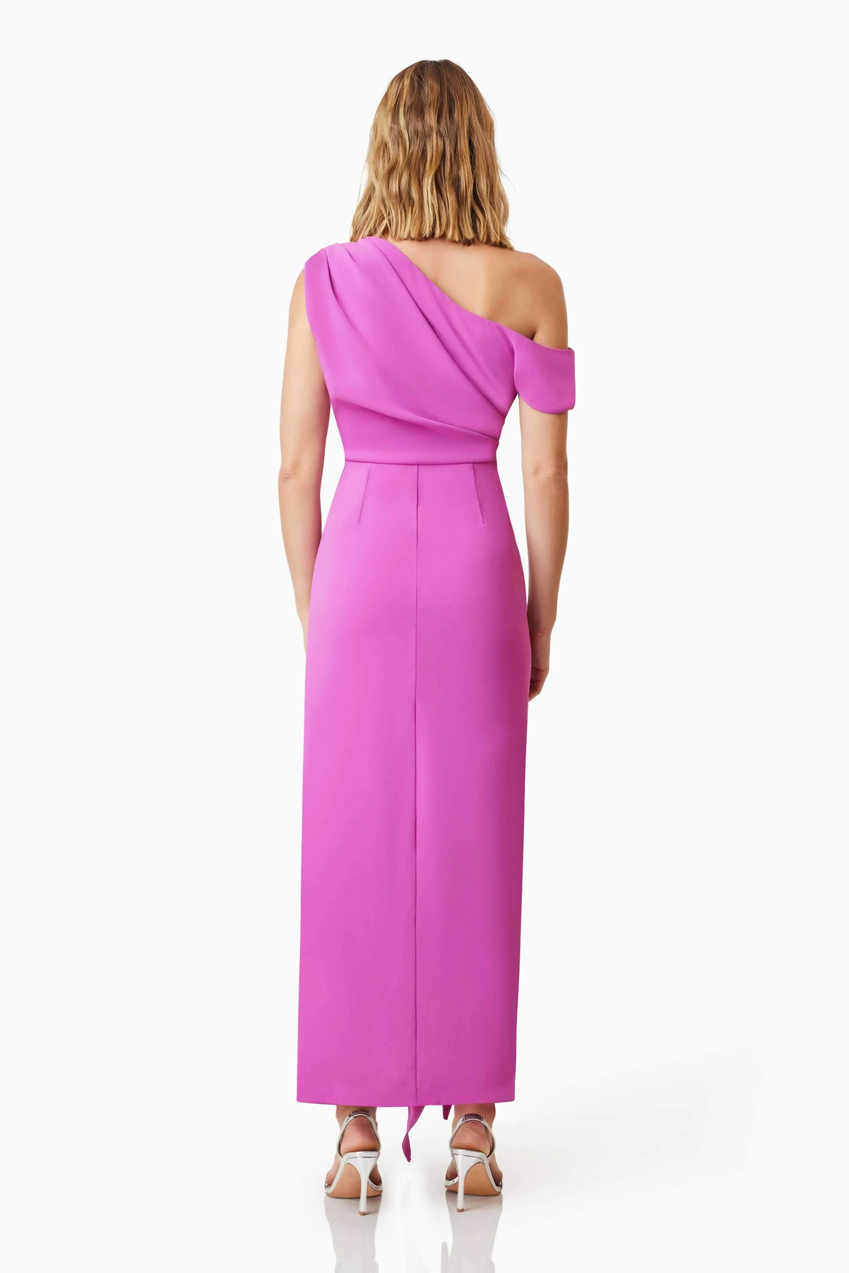 Kenna Cocktail Midi Dress In Purple