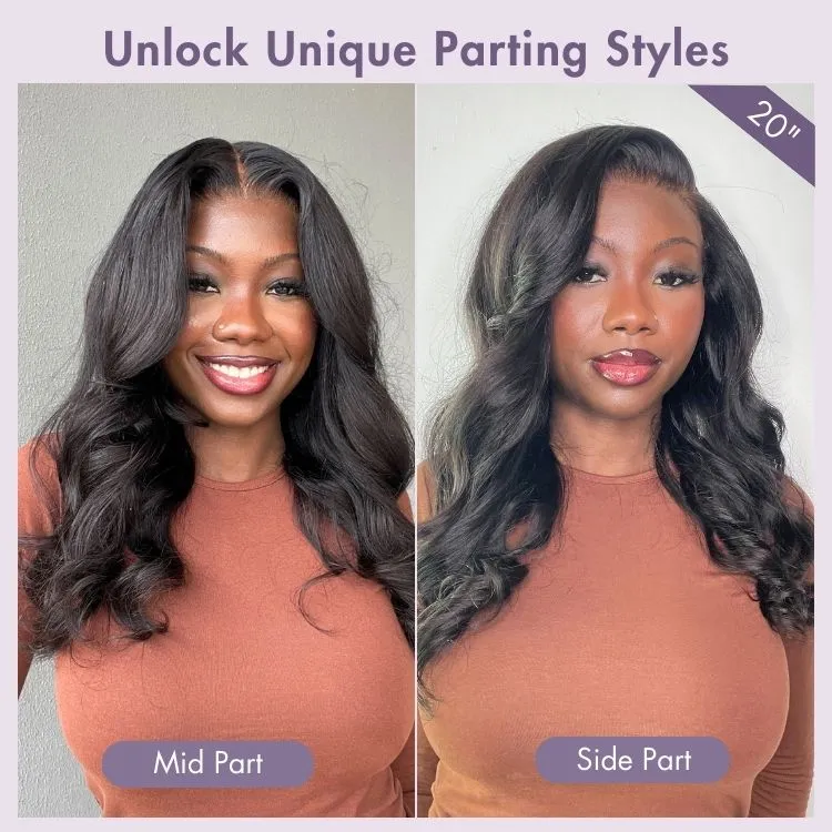 Luvme Hair Pre-Knotless PartingMax Glueless 7x6 HD Lace Super Natural Loose Body Wave Long Wig
