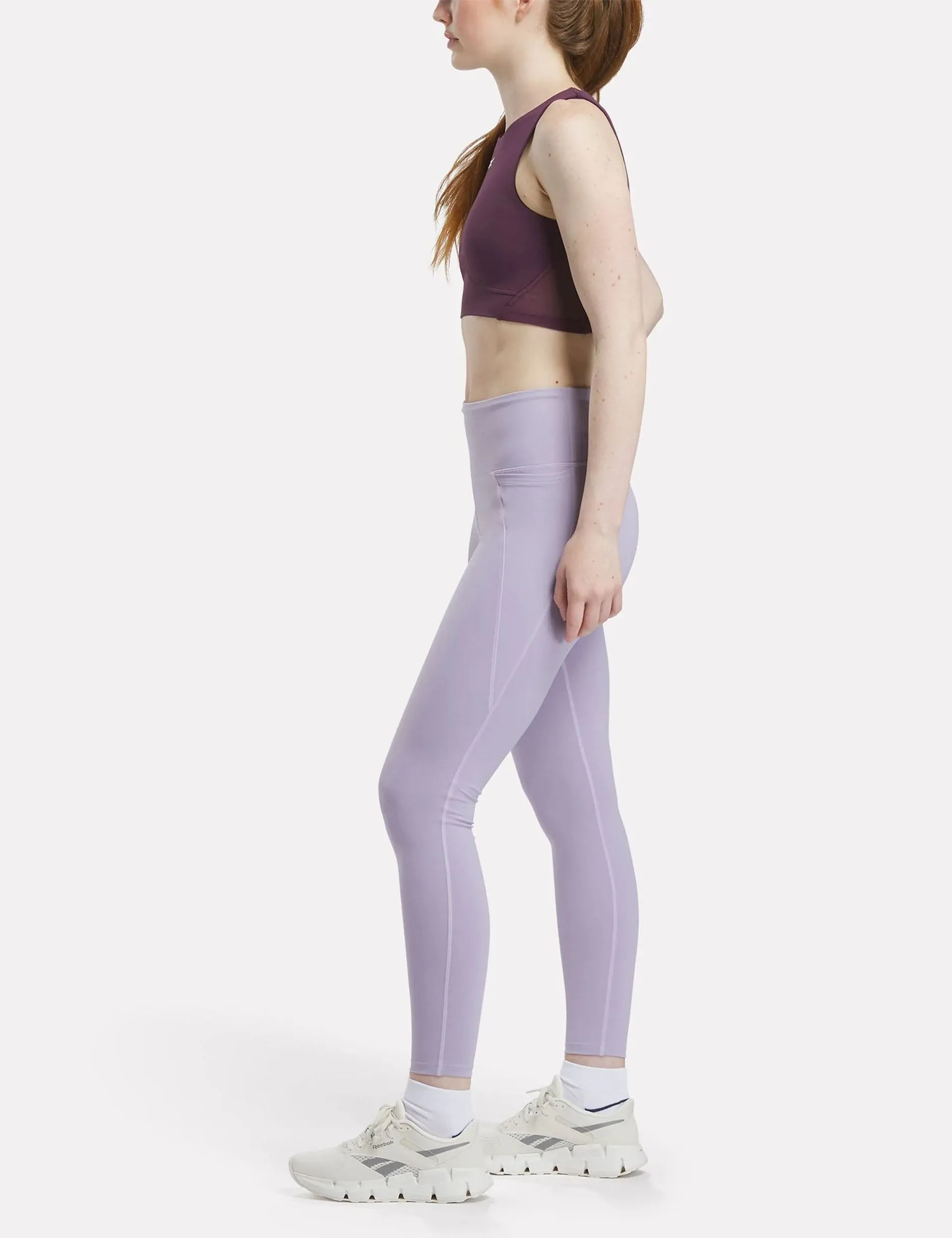 Lux High Waisted Leggings - Dusk Purple