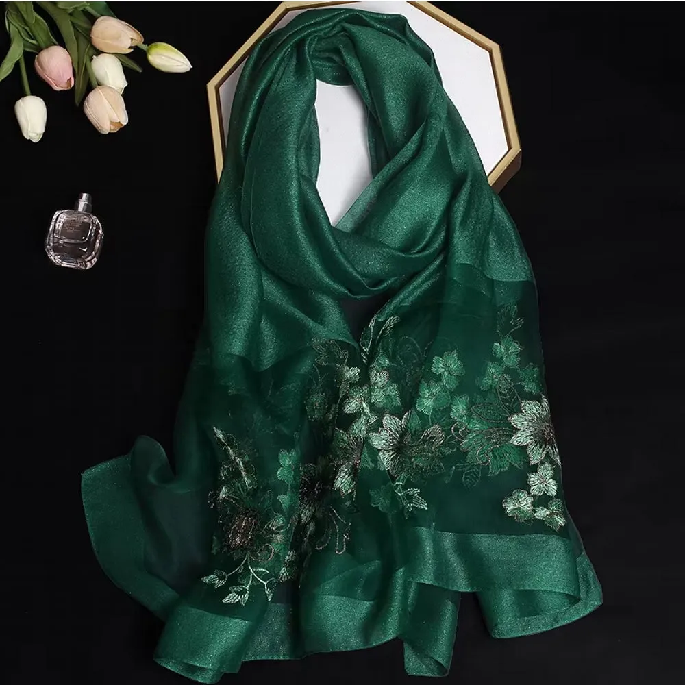 Luxury Silk Shawl Scarf for Women