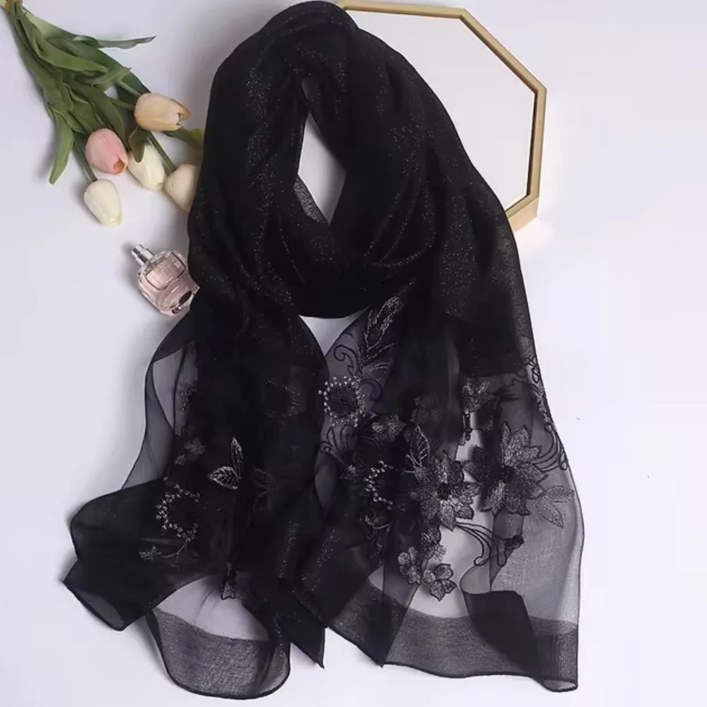 Luxury Silk Shawl Scarf for Women
