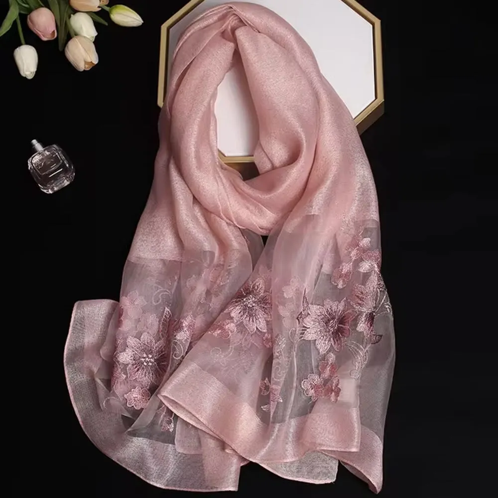 Luxury Silk Shawl Scarf for Women