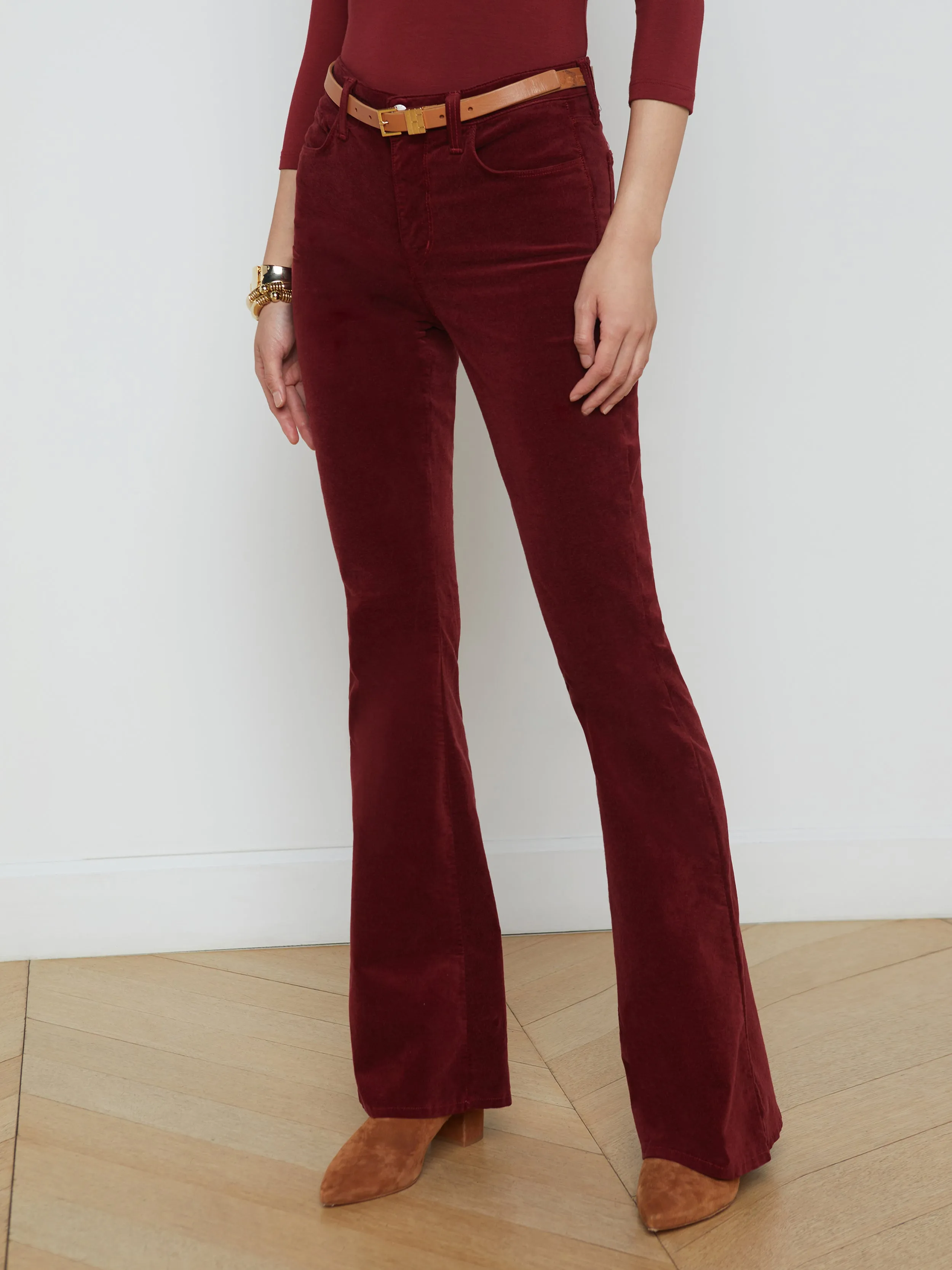 Marty Velvet Flare Jean