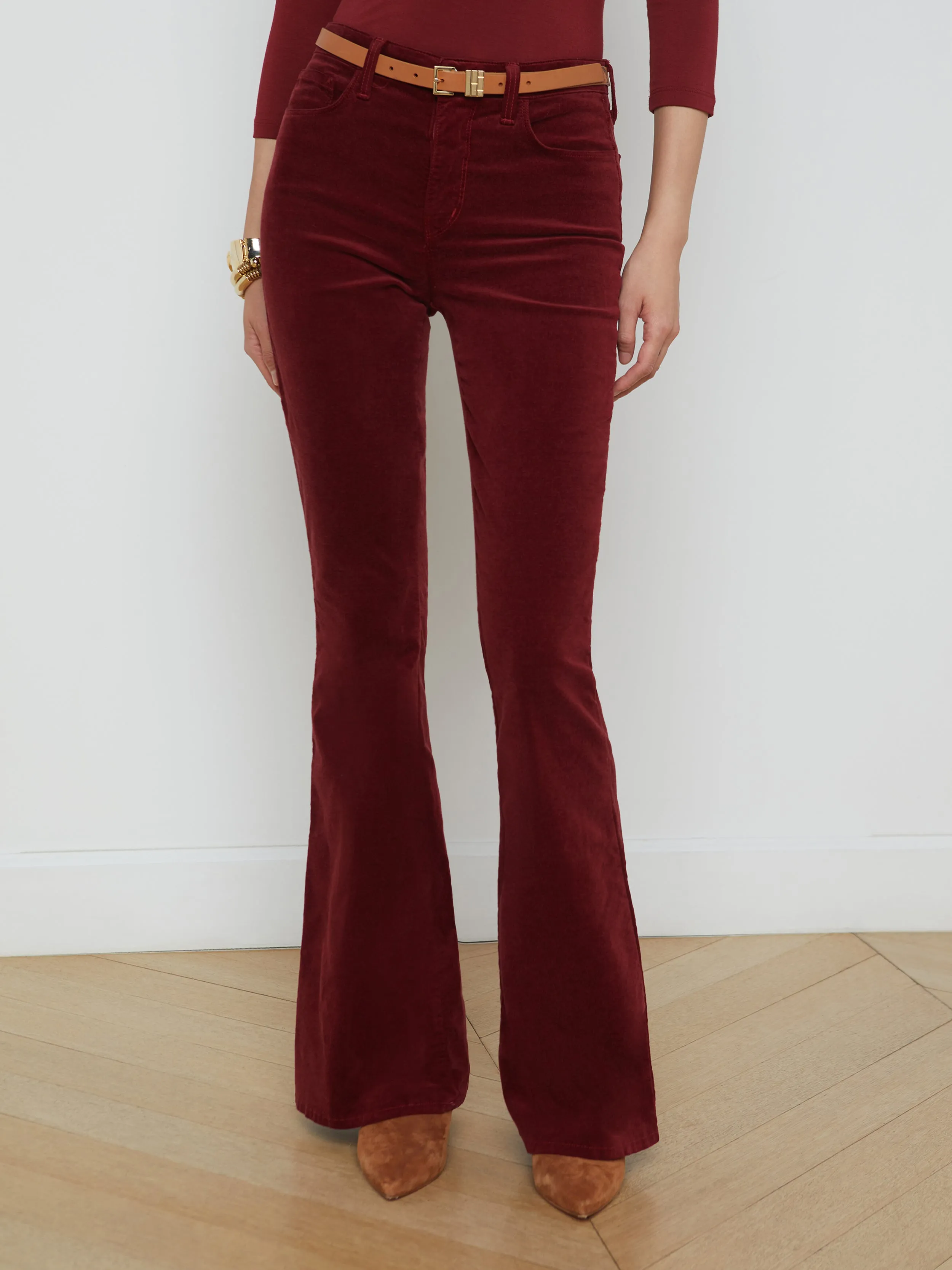 Marty Velvet Flare Jean