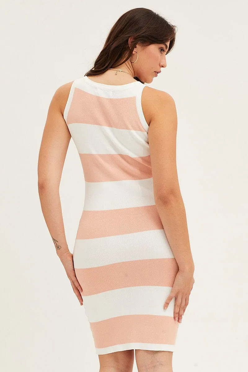 Multi Kint Dress
