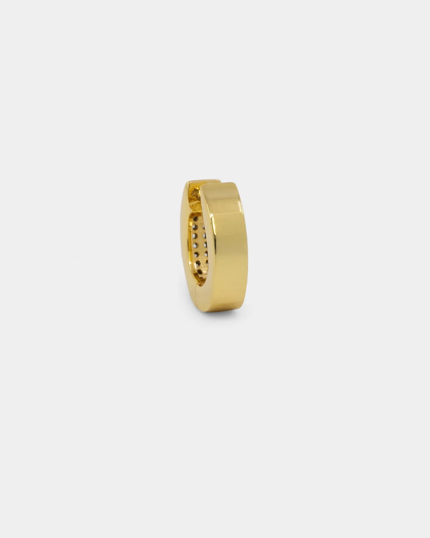 NXS Chilli Hoop Earring Iced Gold