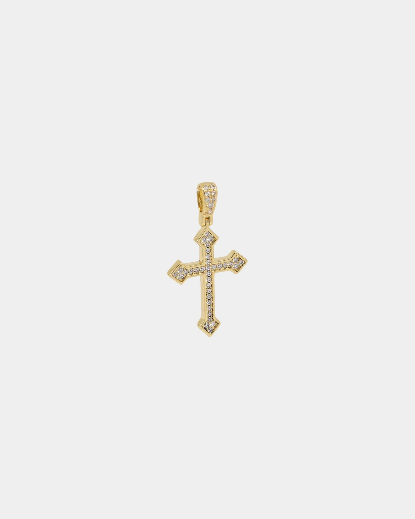 NXS Crusaders Pendant Iced Gold