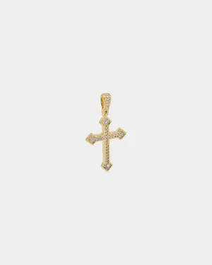 NXS Crusaders Pendant Iced Gold