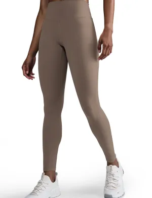 One High Waisted Leggings - Mink Brown/Black