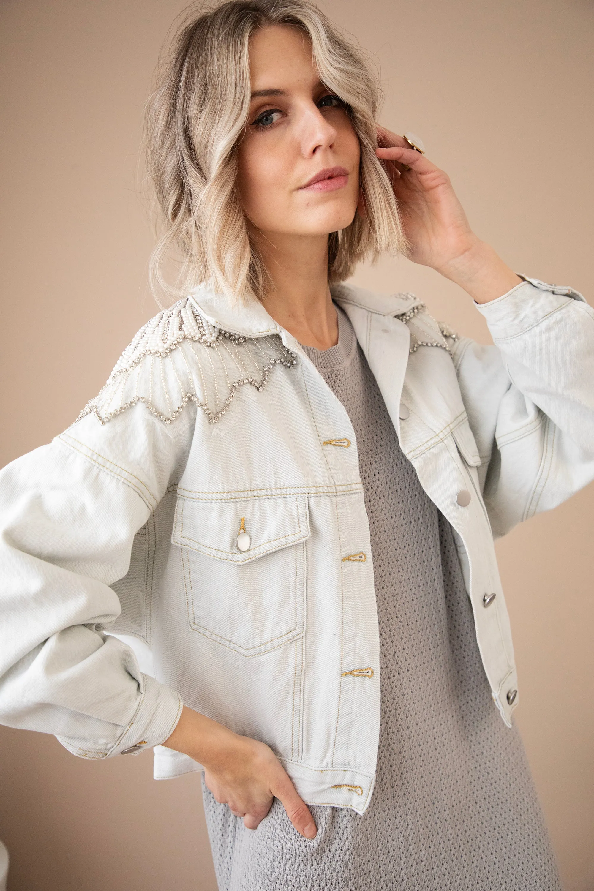 Pearl Elise Light Blue - Jacket