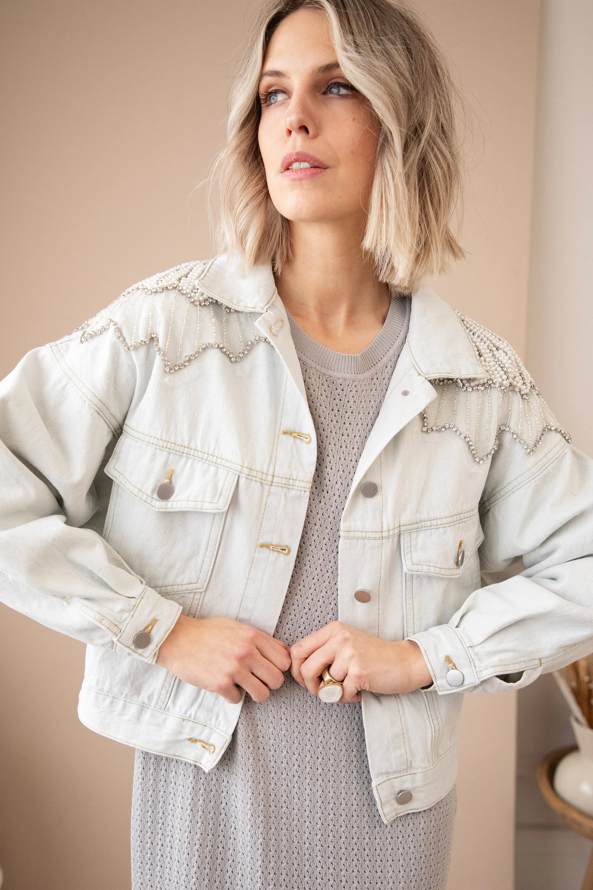 Pearl Elise Light Blue - Jacket