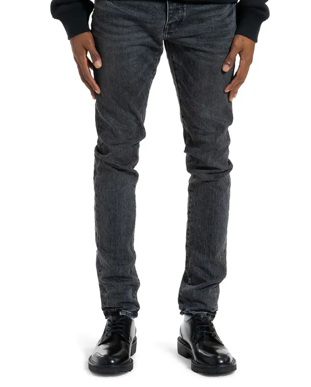 Purple Mens New Fade Slim Jeans Black $295.00
