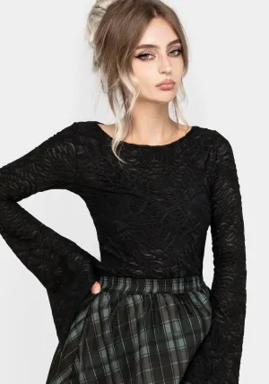 Reinette Flute Sleeve Top